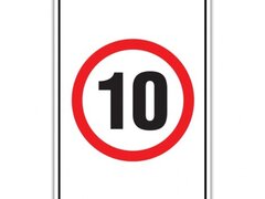 SPEED LIMIT 10 SIGN